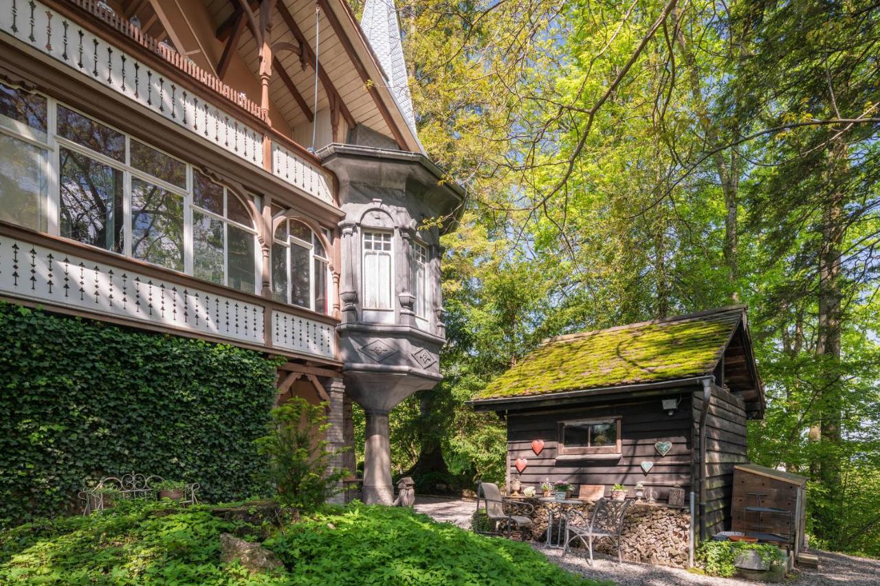 Art Deco Villa Mon Abri Bnb Goldau Exterior foto
